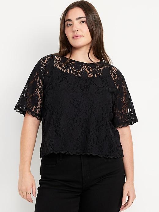 Lace Shell Top Product Image