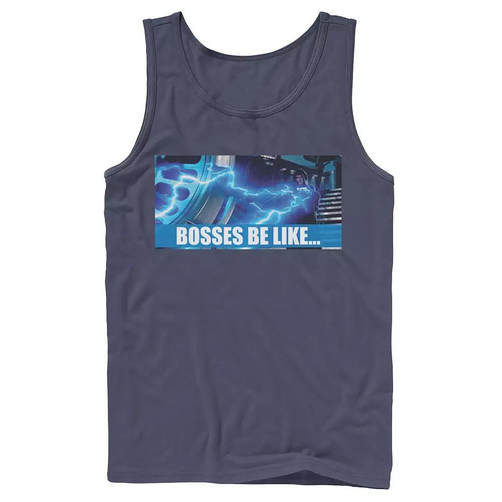 Men's Star Wars Bosses Be Like Meme Tank Top, Size: Small, Blue Product Image
