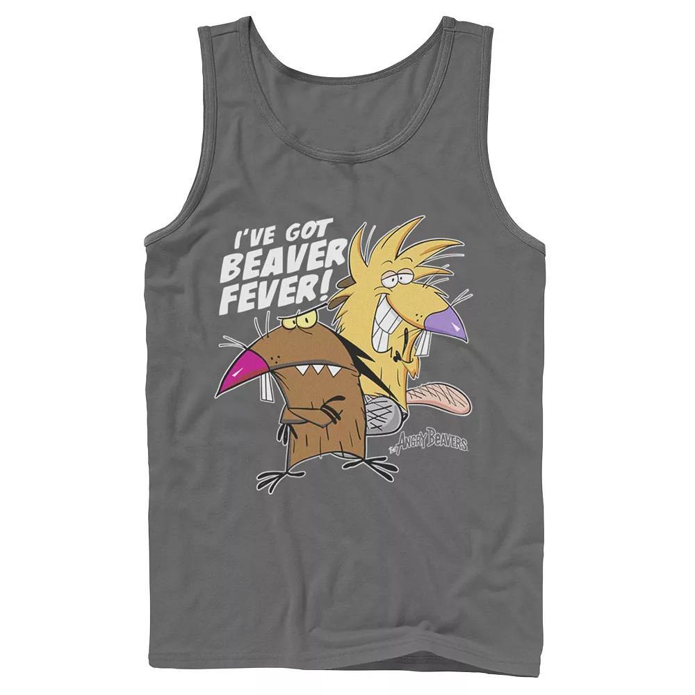 Men's Nickelodeon Angry Beavers Daggett & Norbert Feverish Tank Top, Size: Small, Grey Product Image