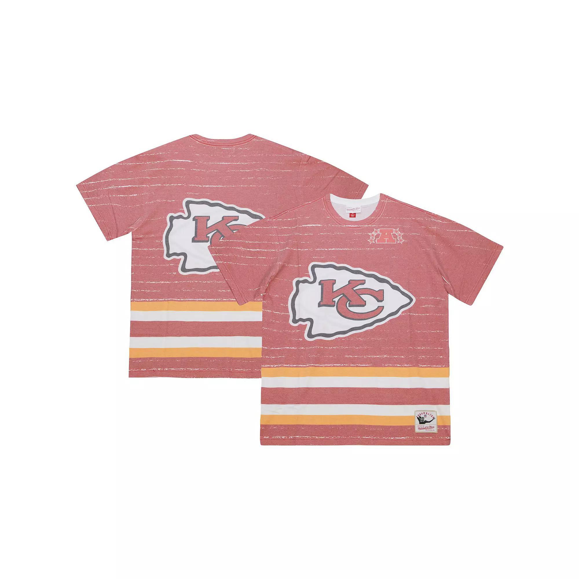 Men's Mitchell & Ness Red Kansas City Chiefs Jumbotron 3.0 T-Shirt, Size: Medium Product Image