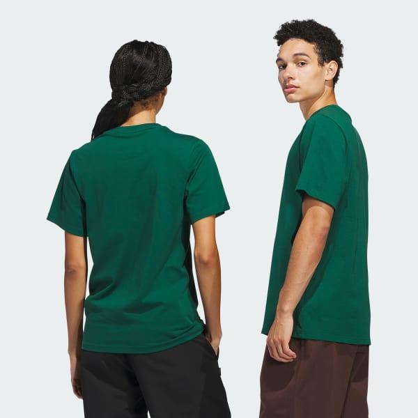 adidas Shmoofoil Fill Tee (Gender Neutral) Dark Green XS Unisex Product Image