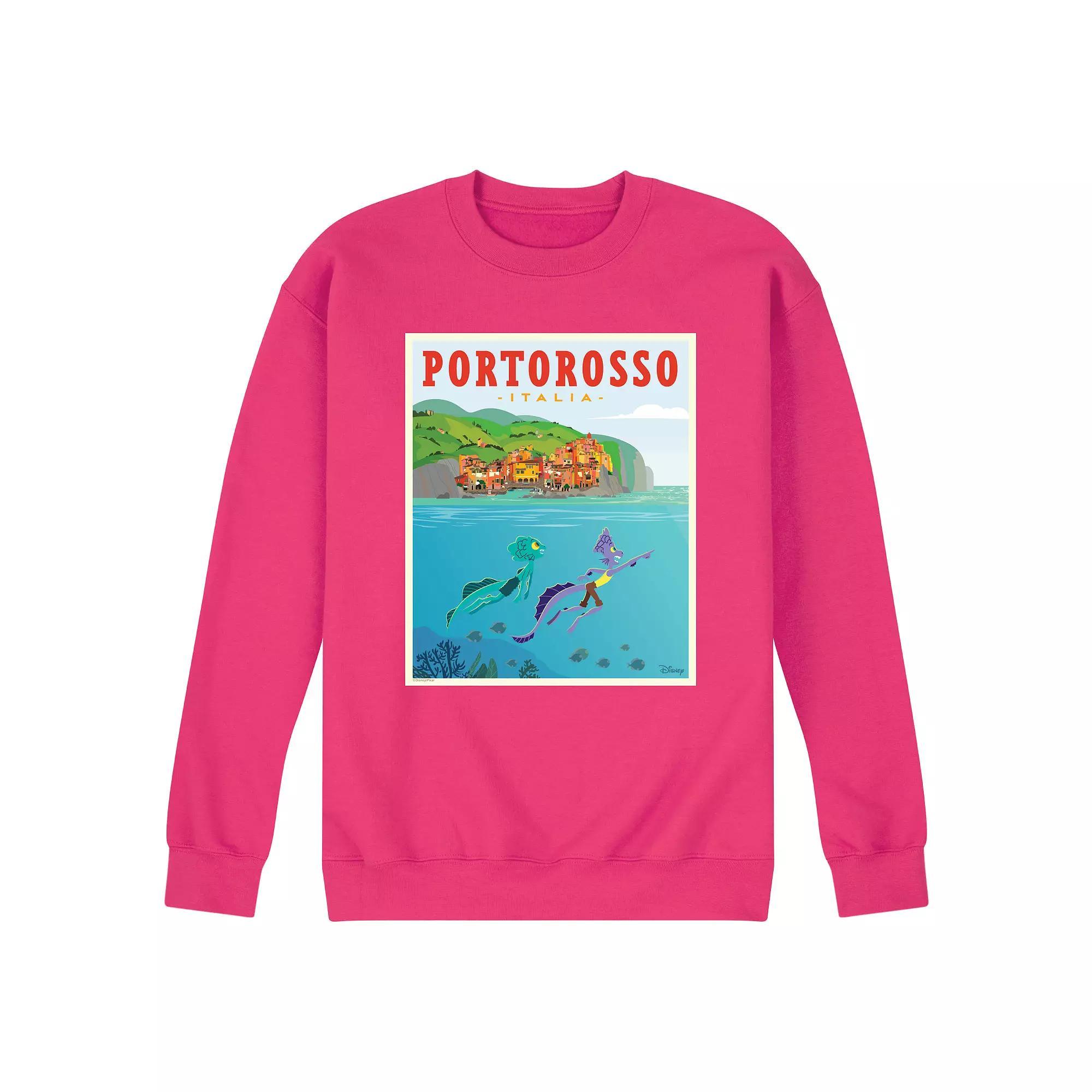 Disneys Luca Mens Portorossa Italy Fleece Sweatshirt Product Image