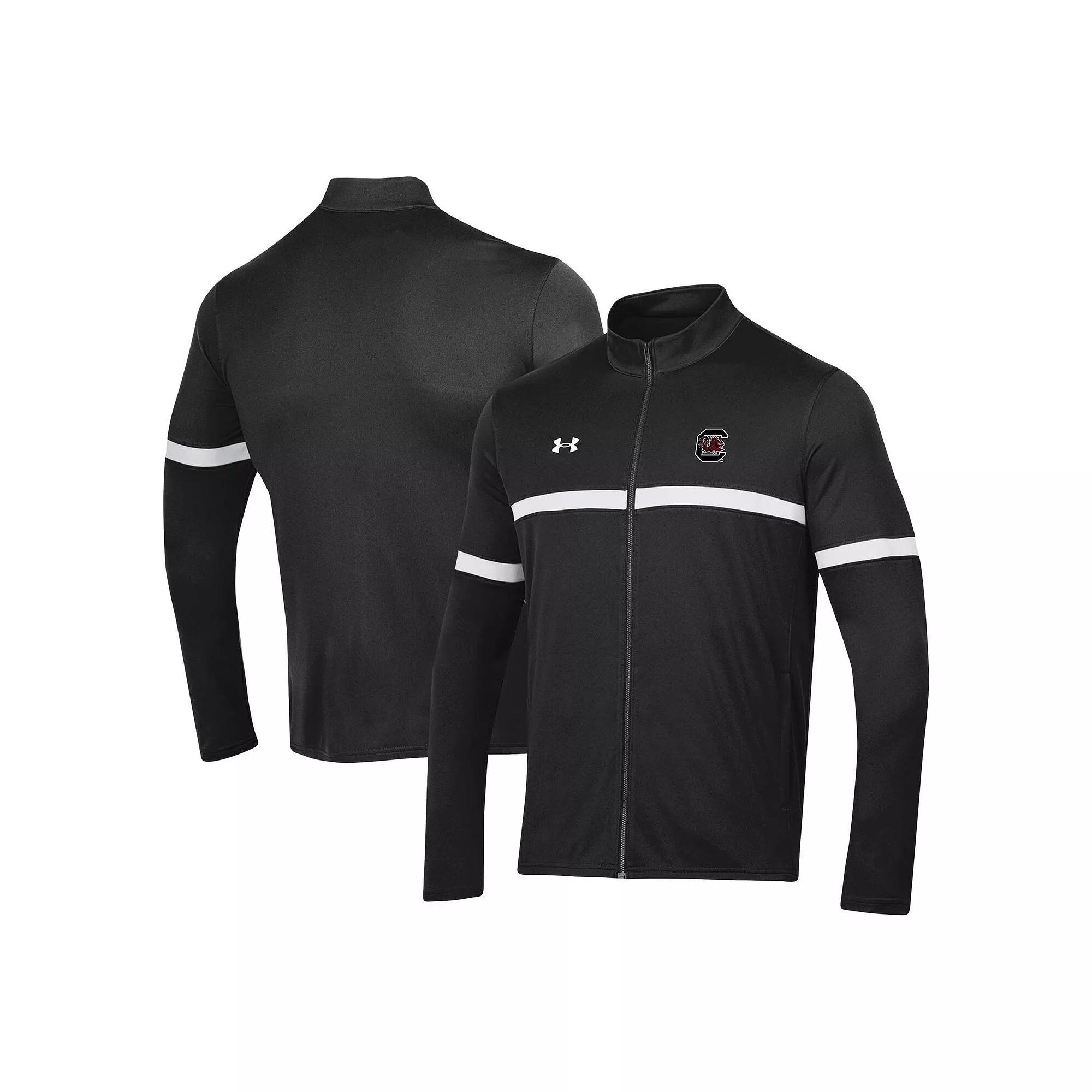 Men's Under Armour Black South Carolina Gamecocks 2023 Assist Warm Up Full-Zip Jacket, Size: Medium Product Image