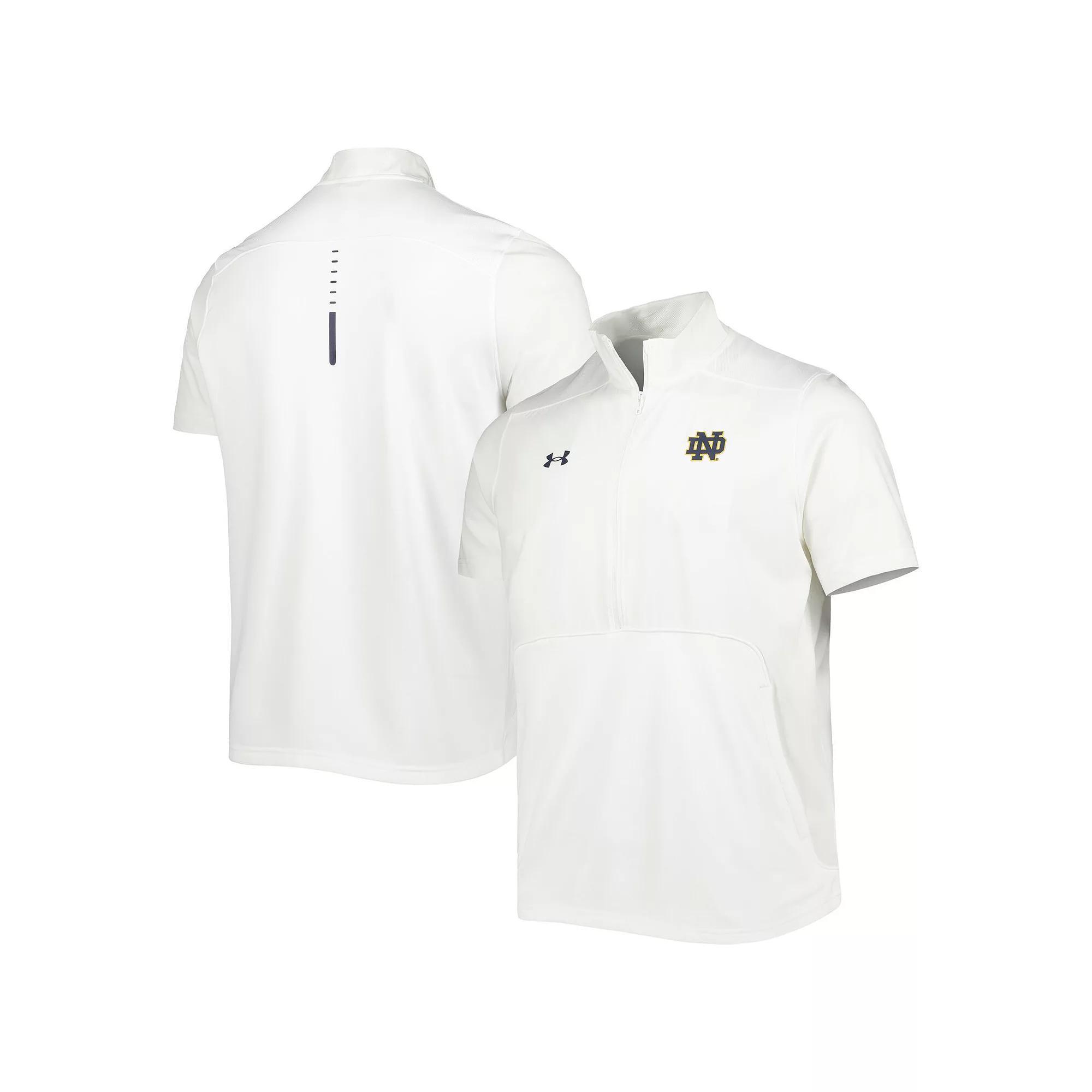 Mens Under Armour Notre Dame Fighting Irish Motivate 2.0 Half-Zip Jacket Product Image