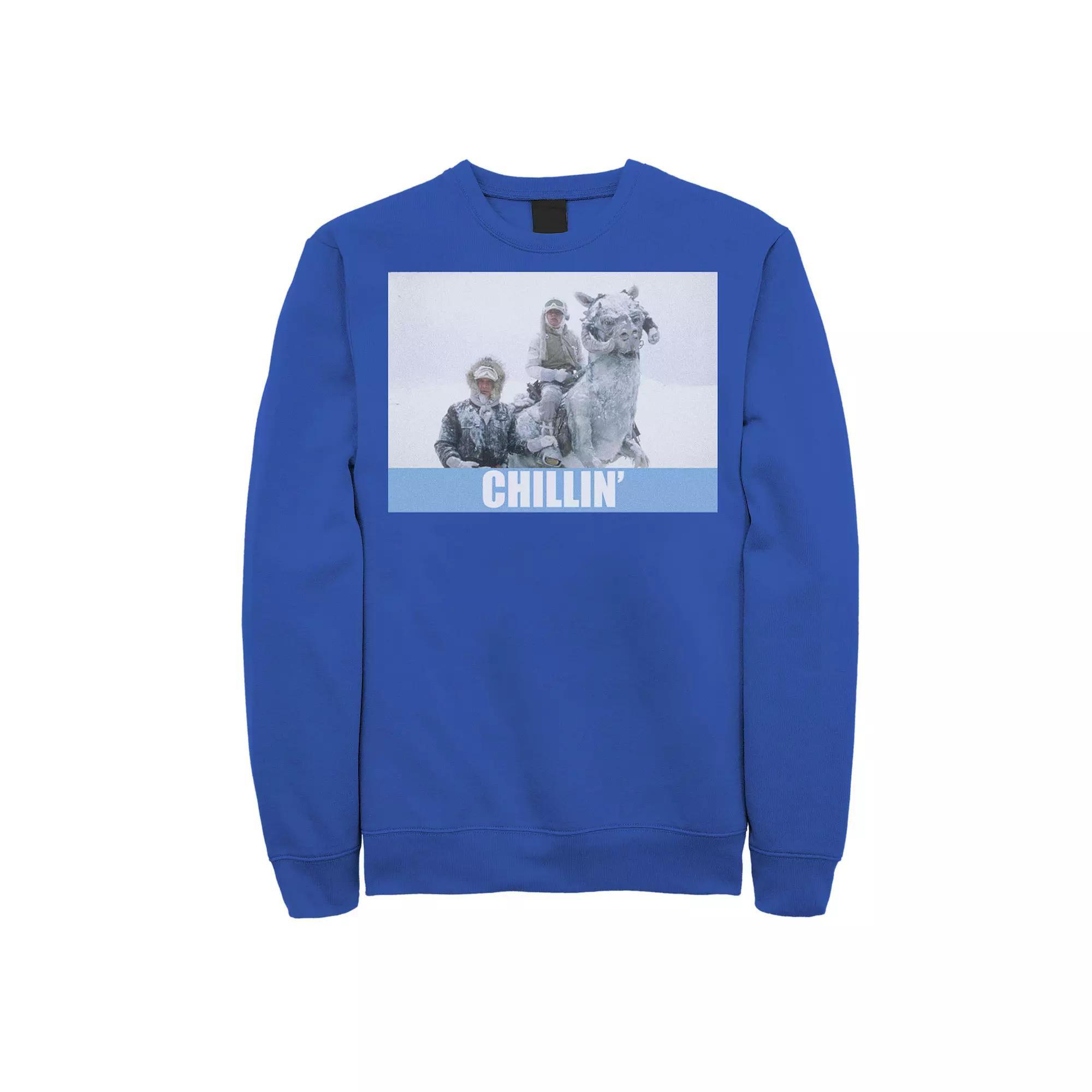 Men's Star Wars Chillin' Portrait Sweatshirt, Size: XXL, Royal Product Image