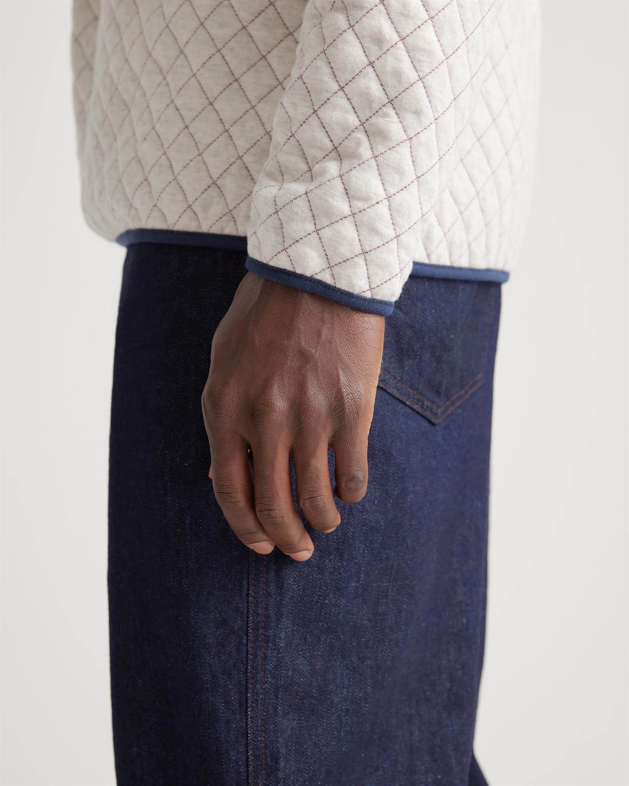 Quince | Men's Reversible Quilted Pullover Organic Cotton Product Image