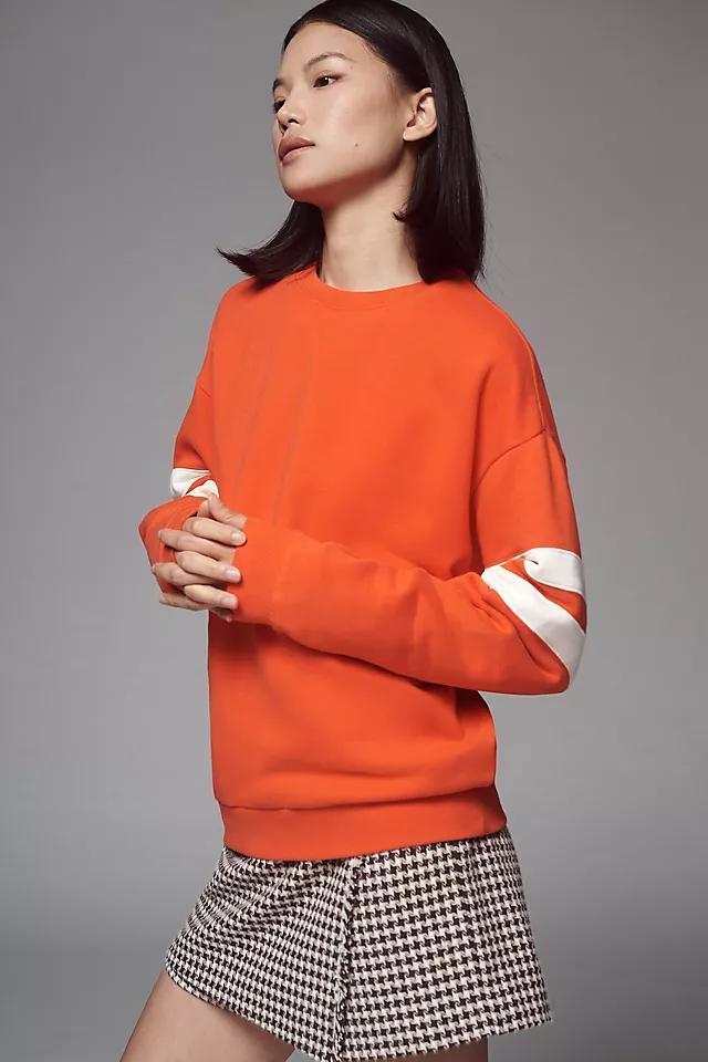 Clare V. Oversized Varsity Sweatshirt Product Image