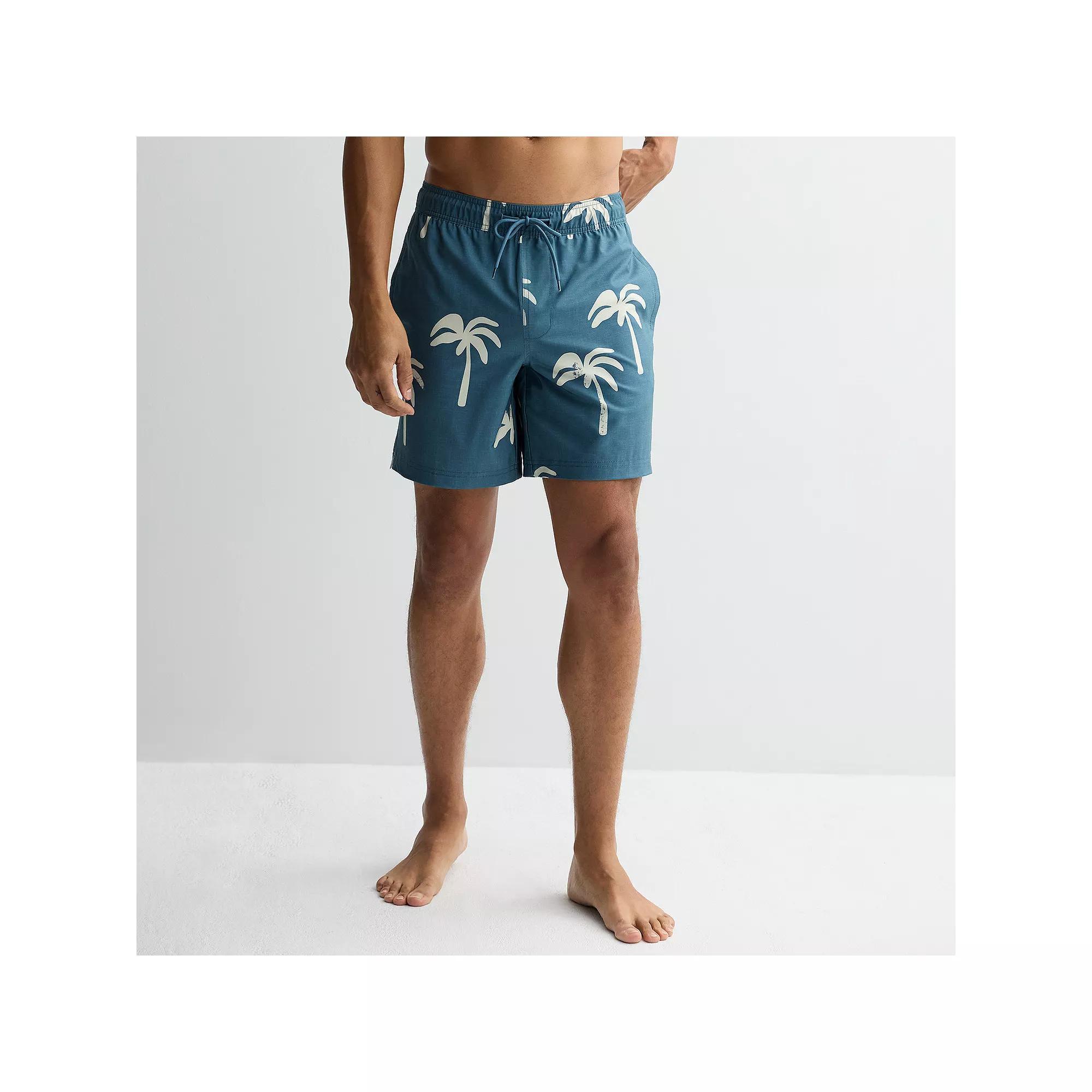 Men's Trinity Coast 7-Inch Swim Trunks, Size: Large 7 INCH, Blue Product Image
