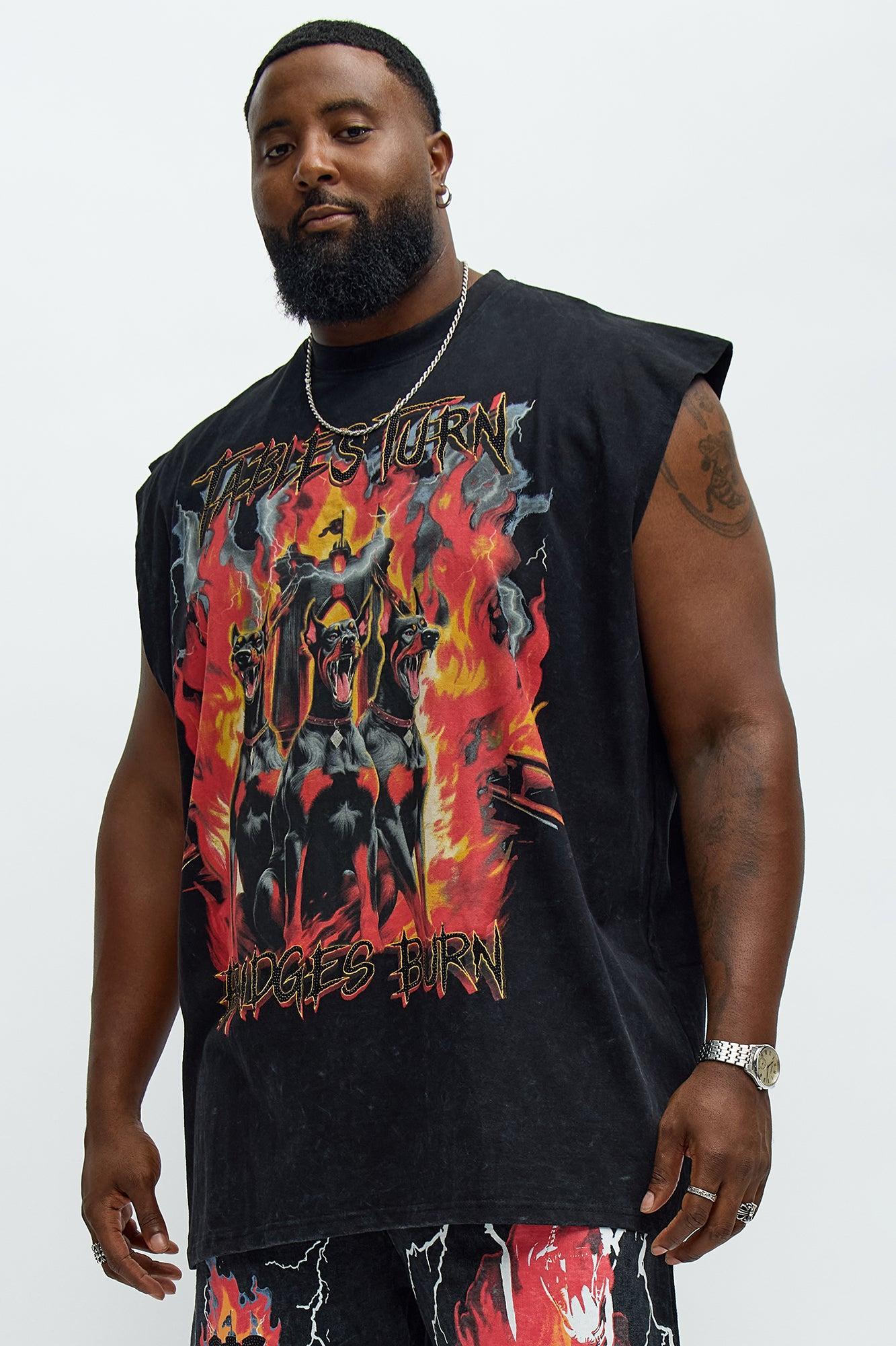Bridges Burn Muscle Tee - Black Product Image