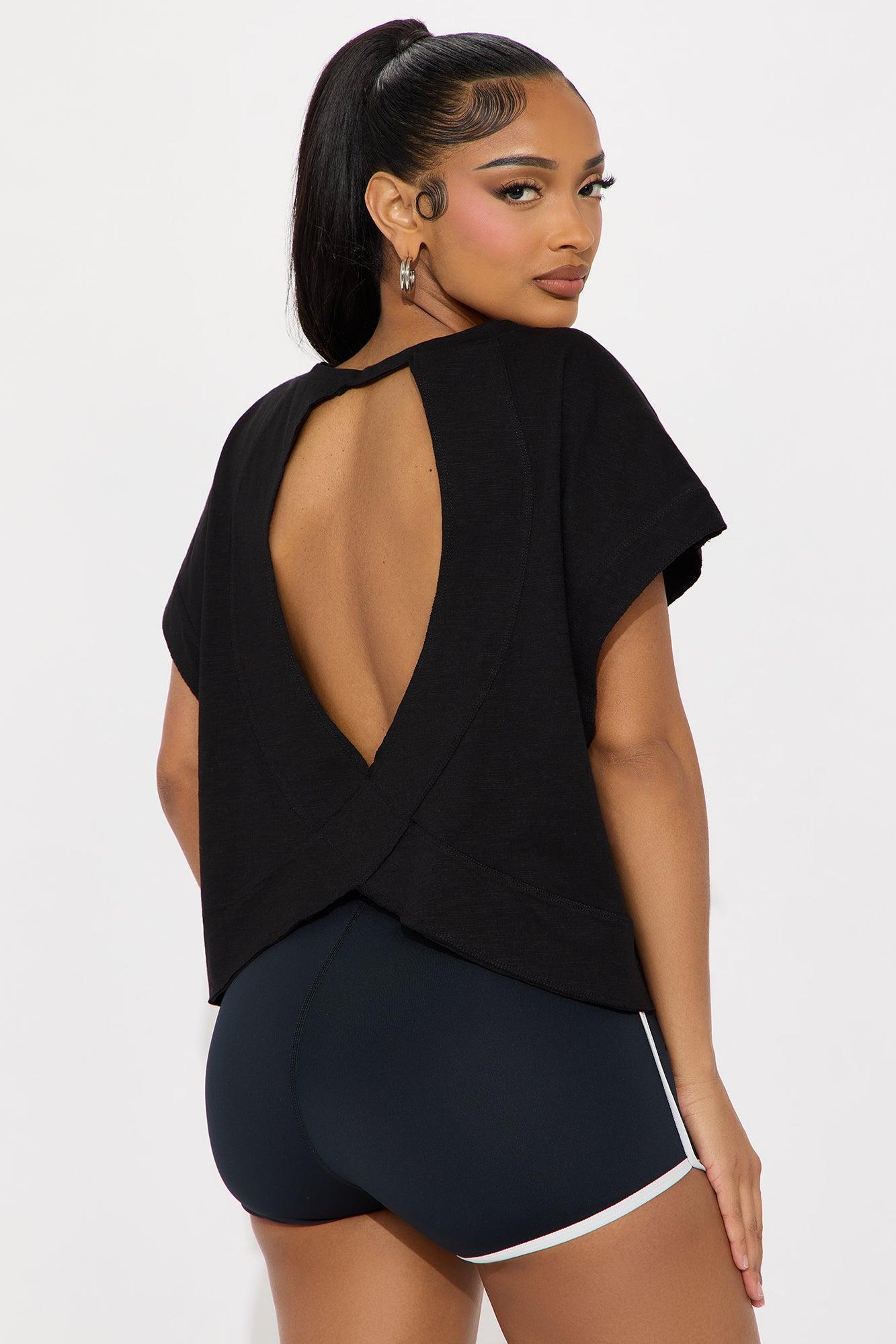 Everyday Active Slub Tee - Black Product Image