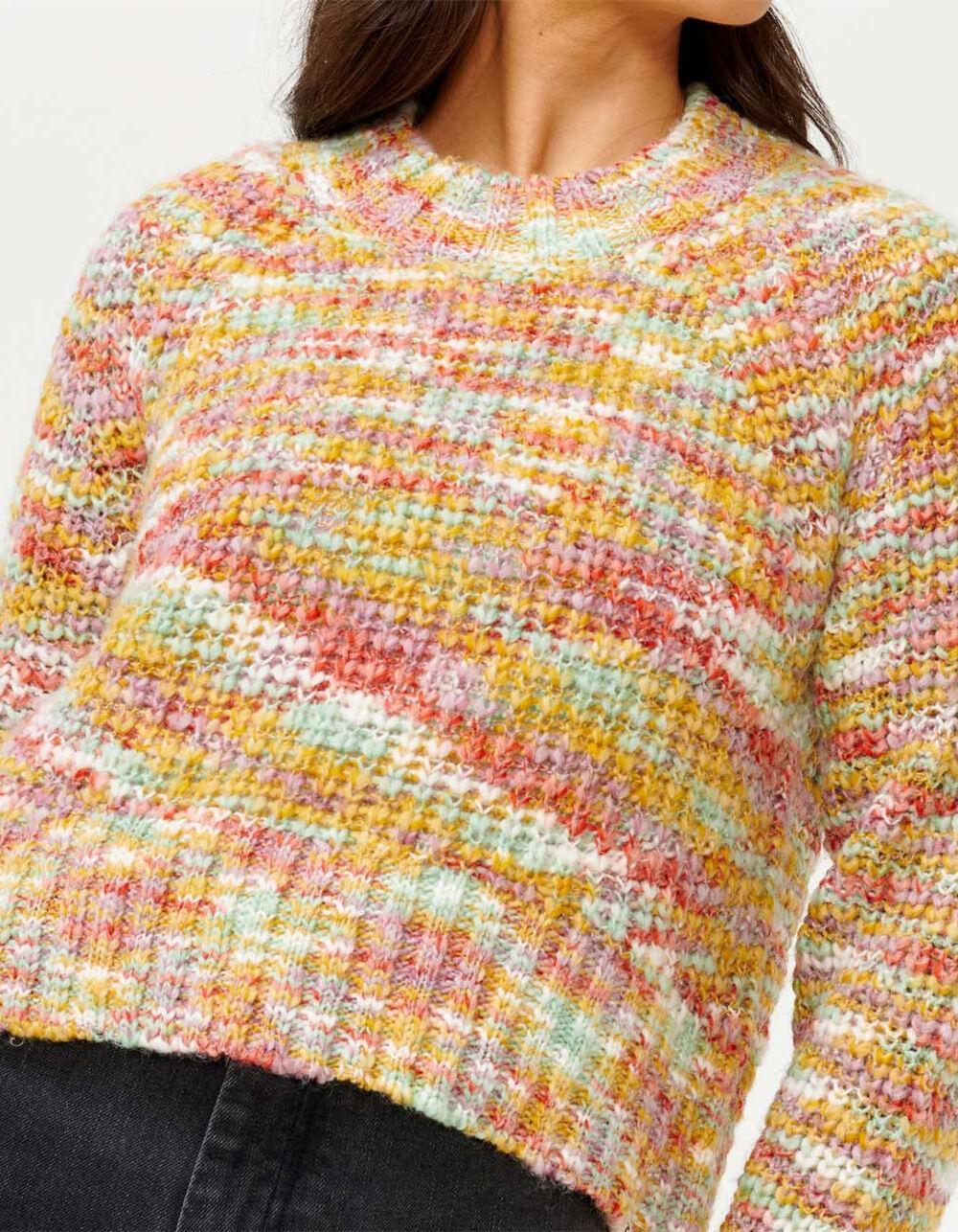 RIP CURL Beach Party Womens Sweater - PINK COMBO Product Image