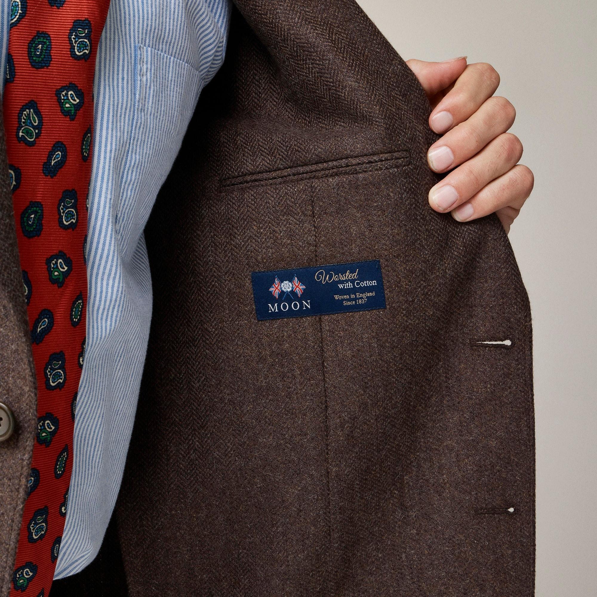 Kenmare Relaxed-fit suit jacket in English cotton-wool blend Product Image