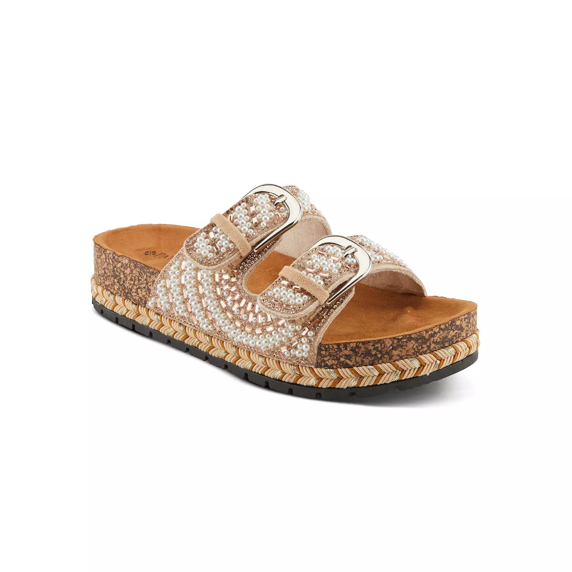 Patrizia Pearline Women's Beaded Slide Sandals, Size: 38, Rose Gold Product Image