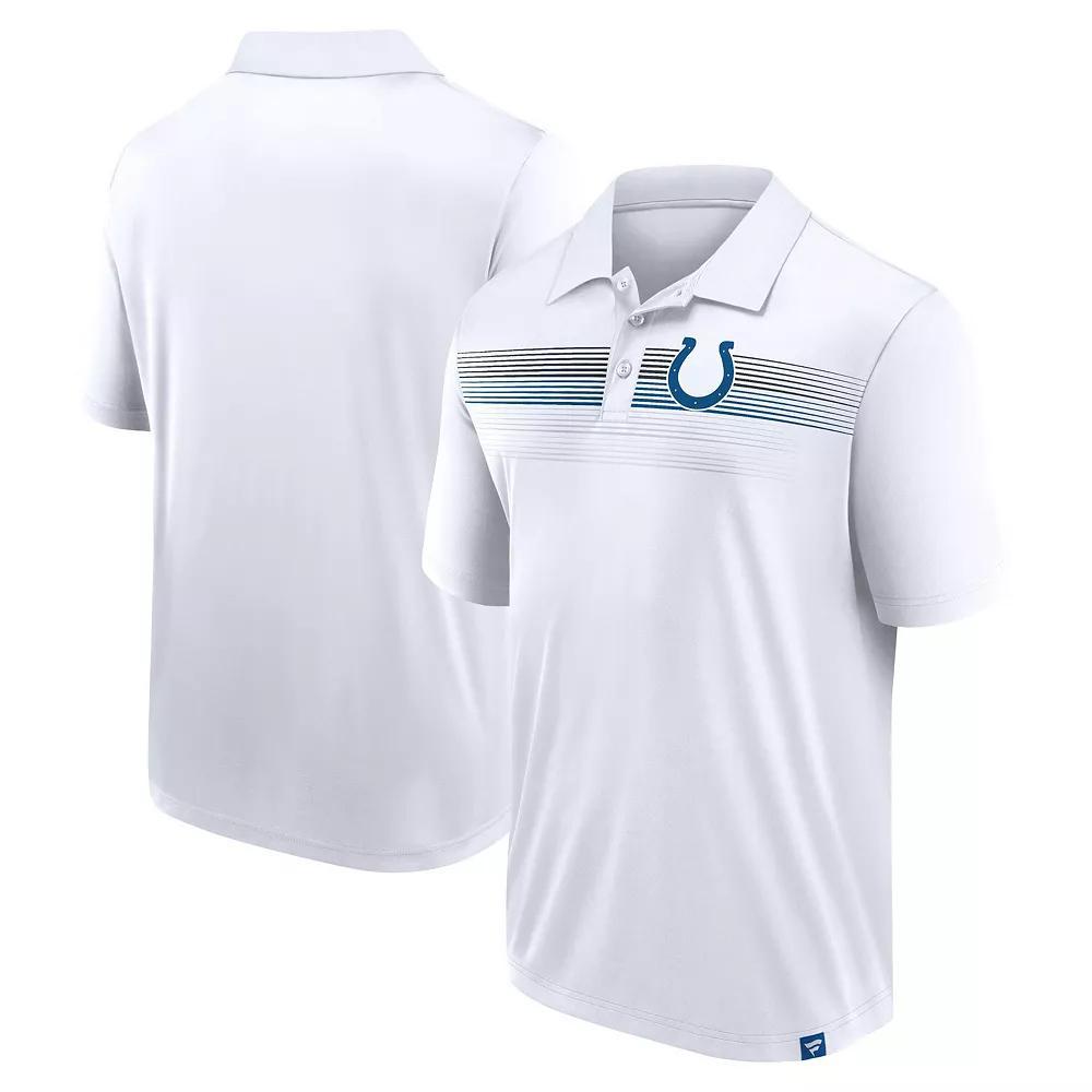 Men's Fanatics White Indianapolis Colts Big & Tall Sublimated Polo, Size: 2XLT Product Image