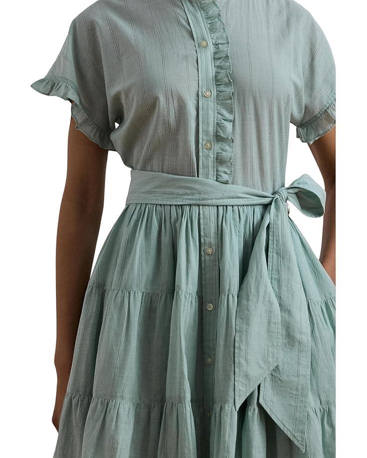 Two-Tone Crepe Sleeveless Gown Product Image
