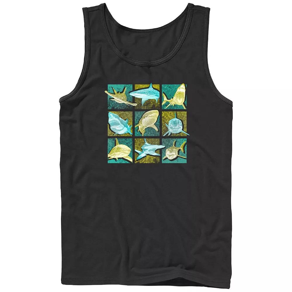 Men's American Dad Husband Father Government Agent Graphic Tank, Size: Small, Blue Product Image