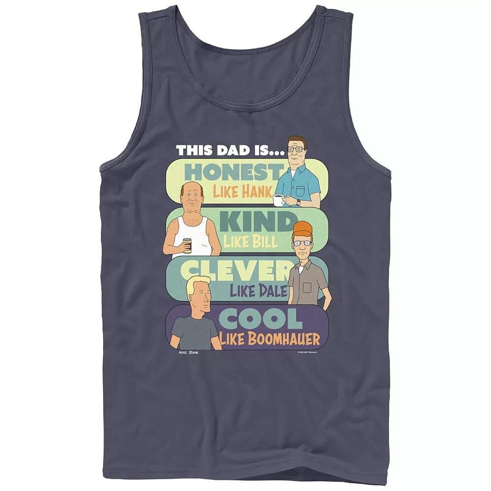 Men's King Of The Hill This Dad Is Graphic Tank, Size: Small, Blue Product Image