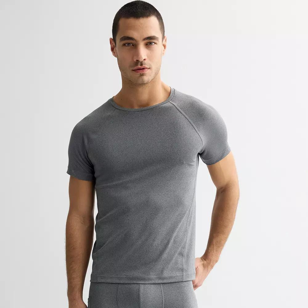Men's Tek Gear® Base Layer Top, Size: Large, Grey Texture Product Image