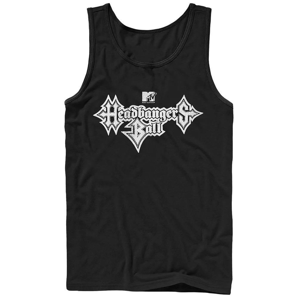 Men's MTV Headbangers Ball Graphic Tank Top, Size: Large, Black Product Image