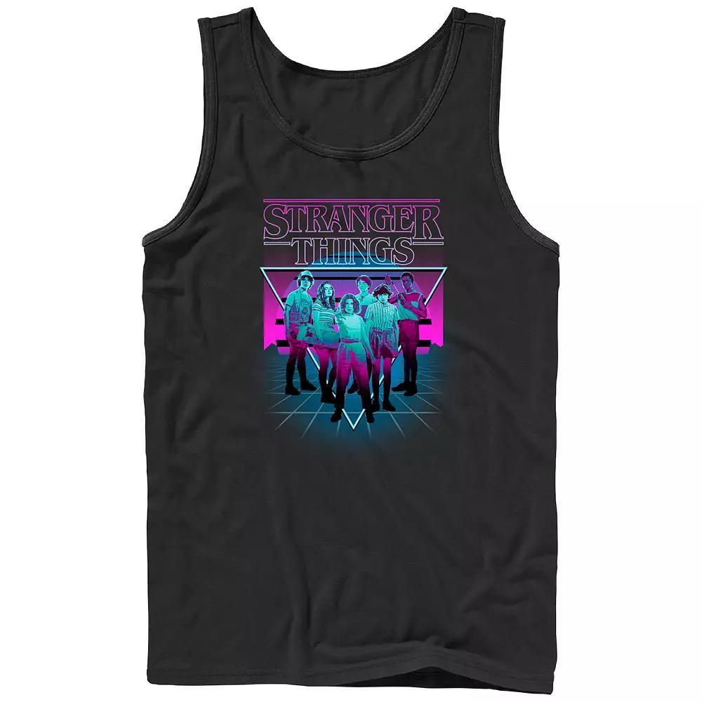 Disney's Mickey Mouse Men's And Friends Group Image Graphic Tank Top, Size: Small, Grey Product Image