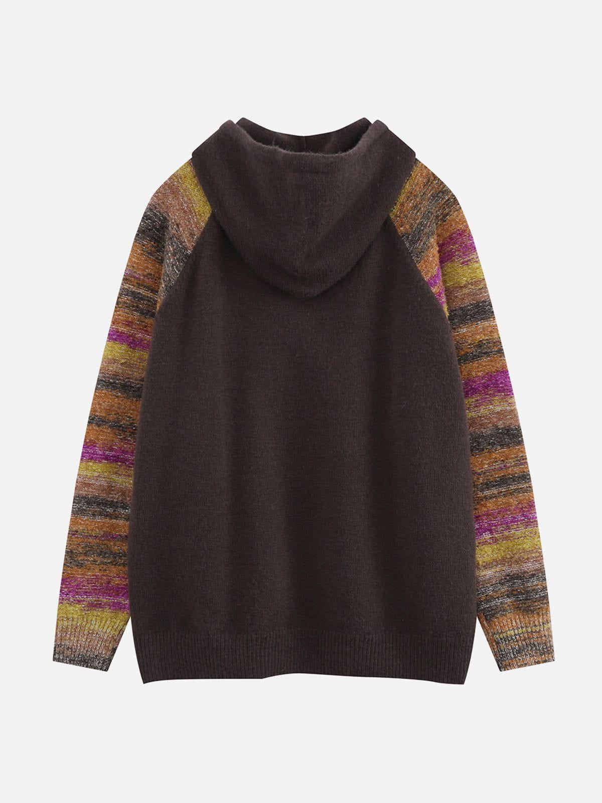 Aelfric Eden Vintage Striped Raglan Sleeve Hoodie Product Image