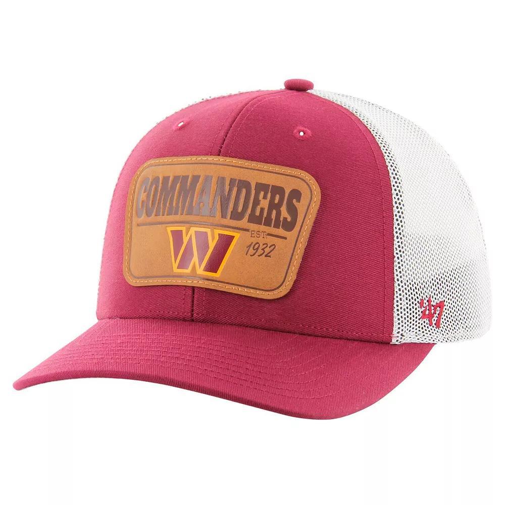 Men's '47 Burgundy Washington Commanders Thrash Structured Stretch Fit Hat, Size: Large/XL, Wft Med Re Product Image