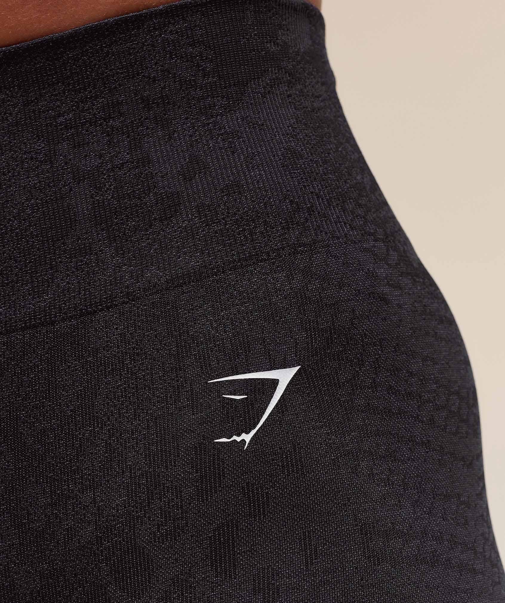 Gymshark Adapt X Whitney Animal Seamless Leggings - Asphalt Grey/Black Female Product Image