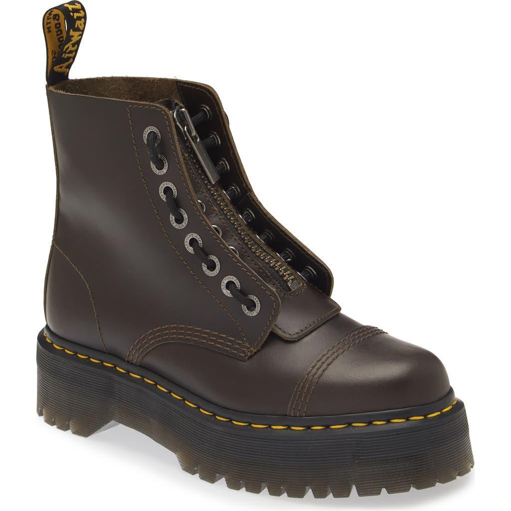 DR. MARTENS' Dr. Martens Sinclair Platform Bootie In Brown Teacore Product Image