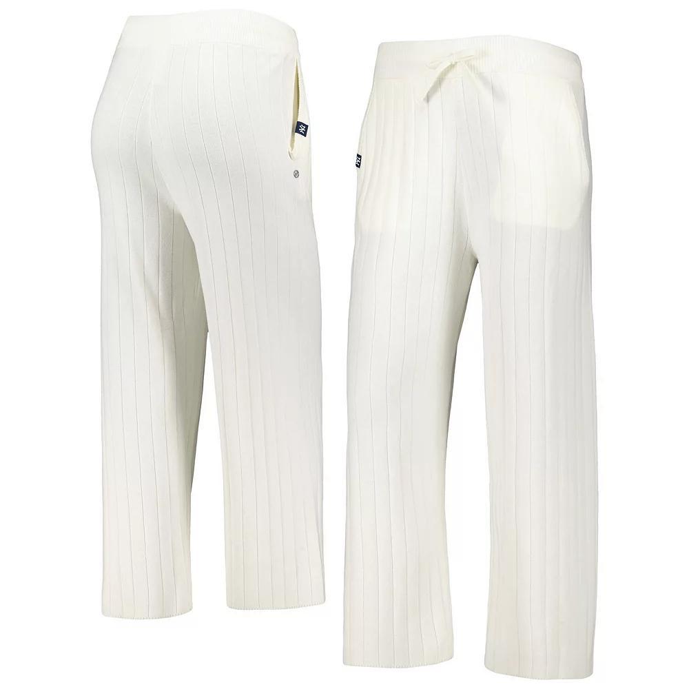Women's Levelwear White New York Yankees Dream Icon Knit Pants, Size: Large Product Image