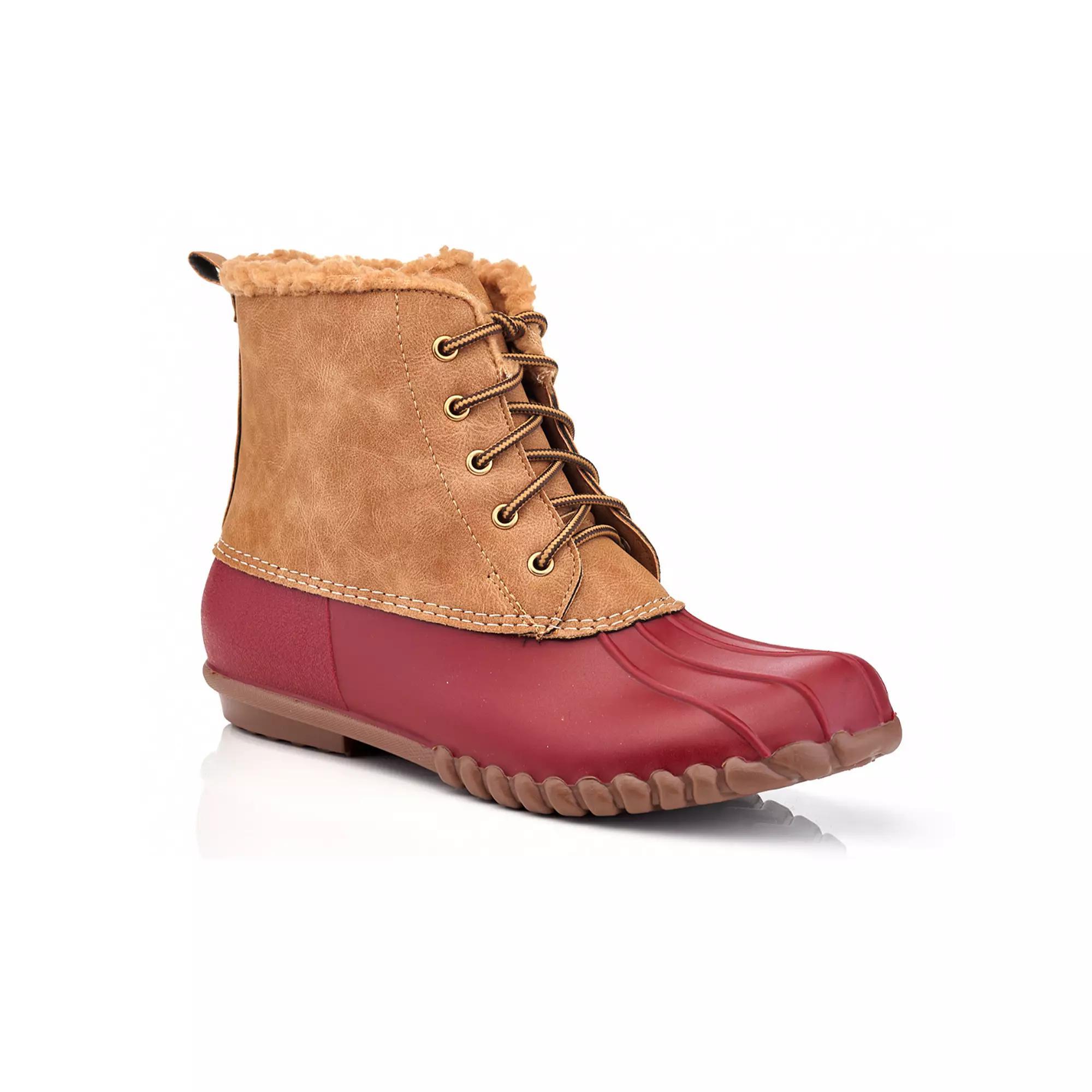 Henry Ferrera Women's Waterproof Duck Boots, Size: 10, Red Product Image