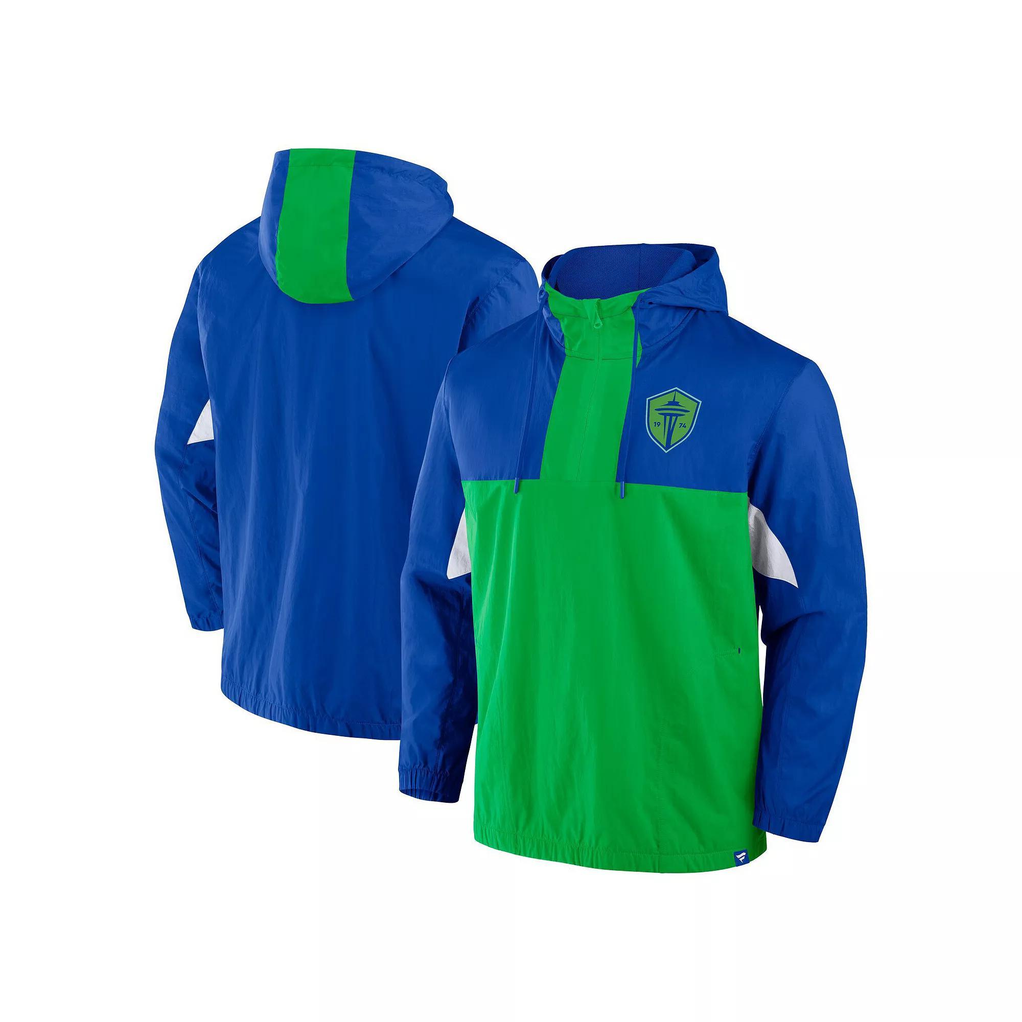 Men's Fanatics Black Austin FC Free Kick Woven Quarter-Zip Hoodie Jacket, Size: XL, Afc Black Product Image