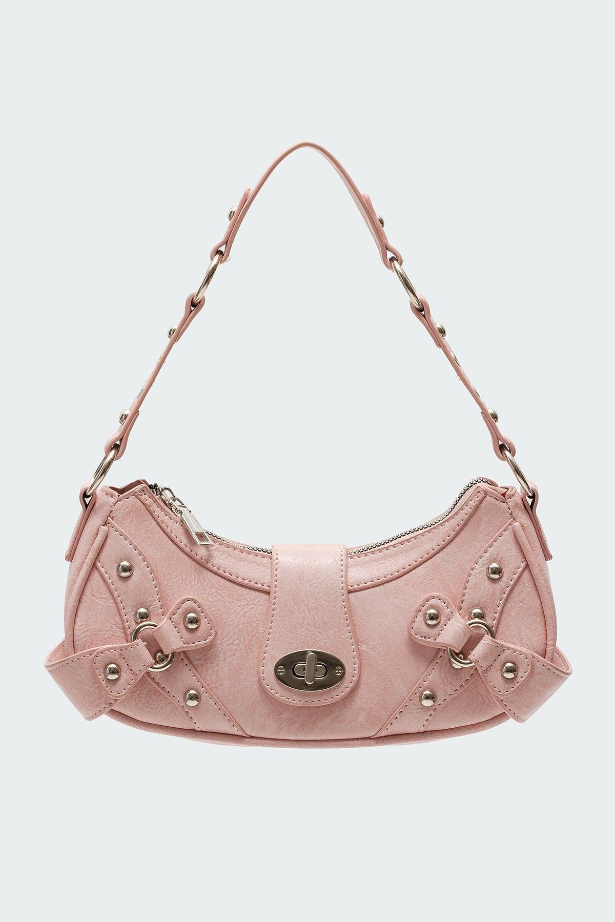 Hardware Faux Leather Bag Product Image