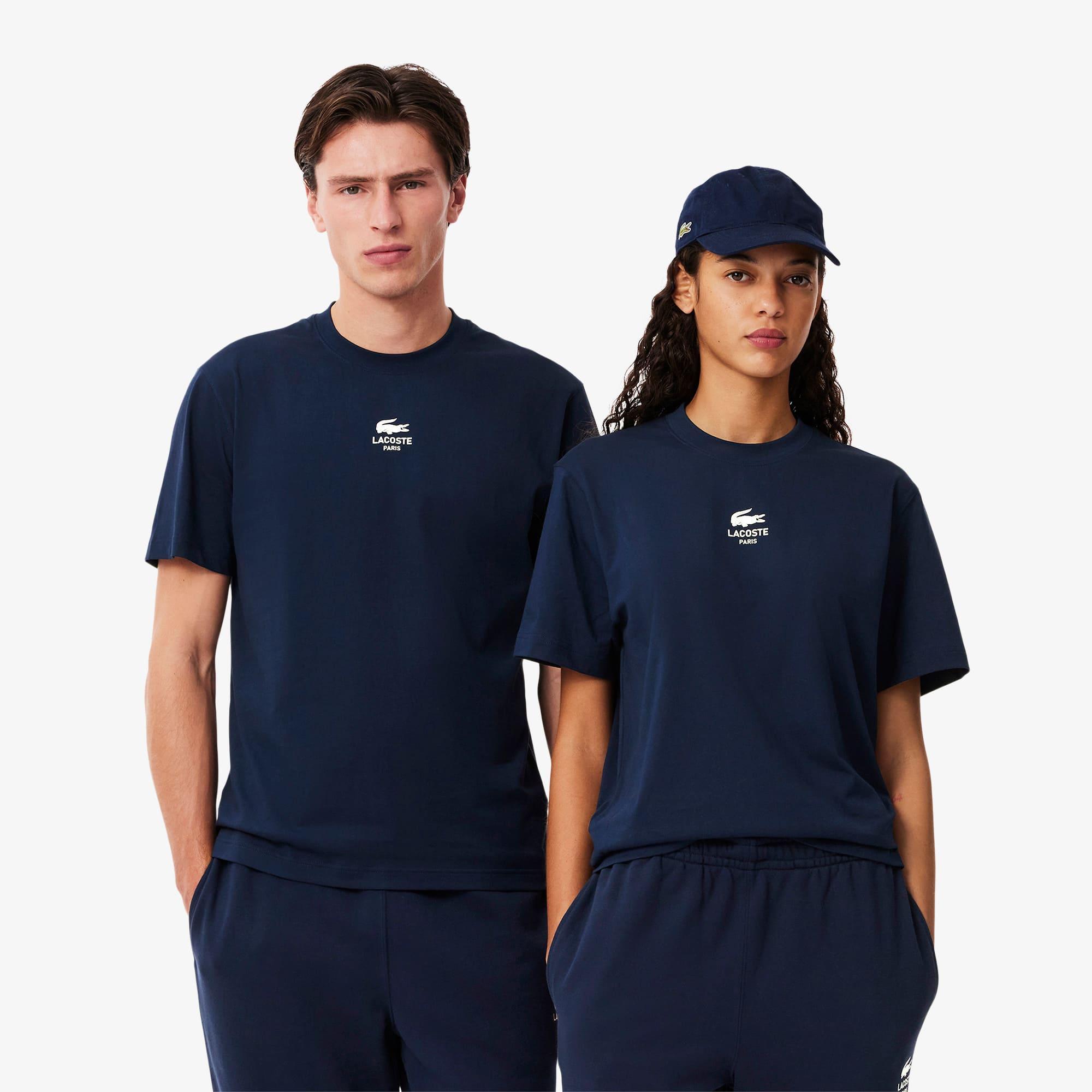 Unisex Signature Print Cotton T-Shirt Product Image