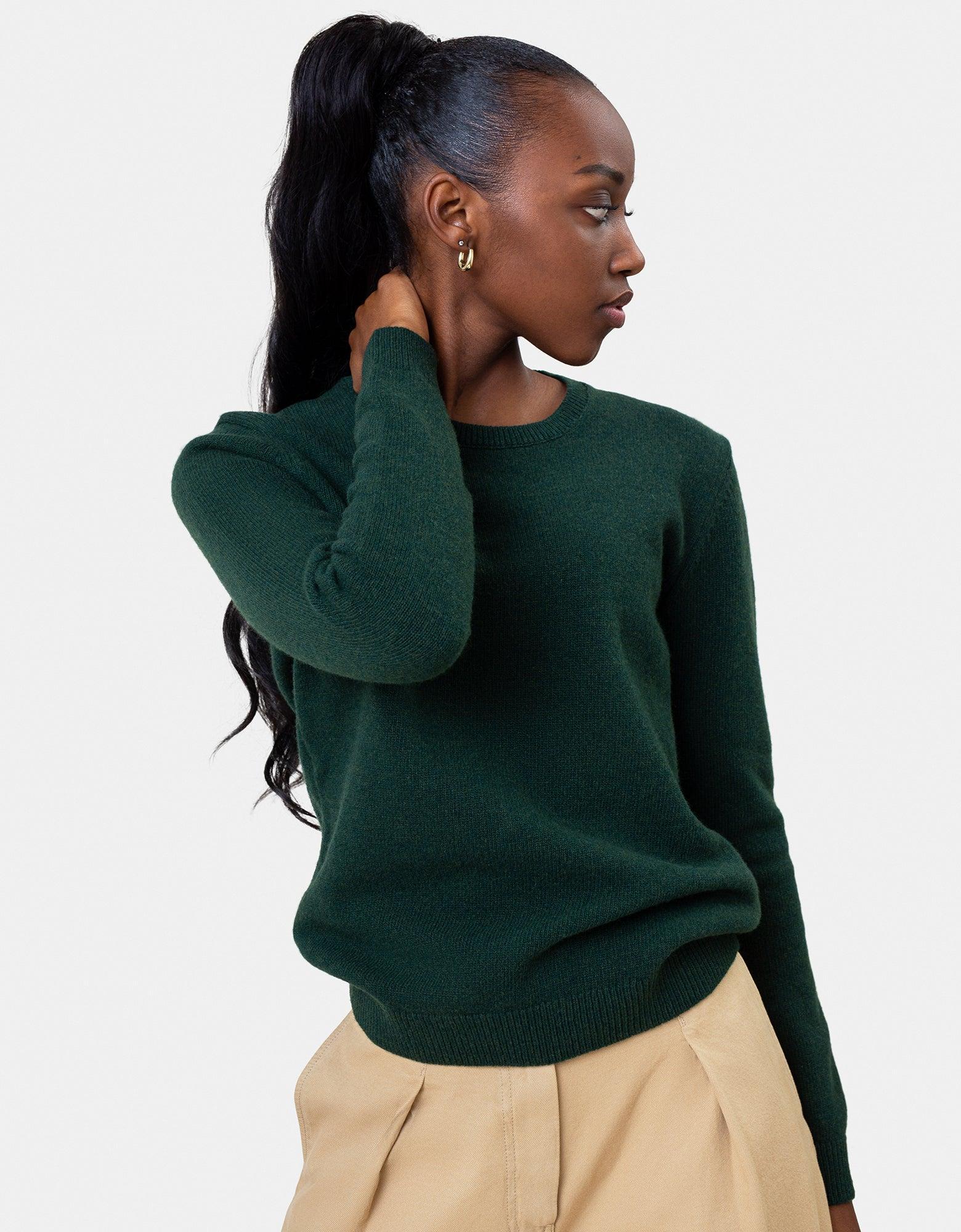 Women Classic Merino Wool Crew - Soft Lavender Product Image