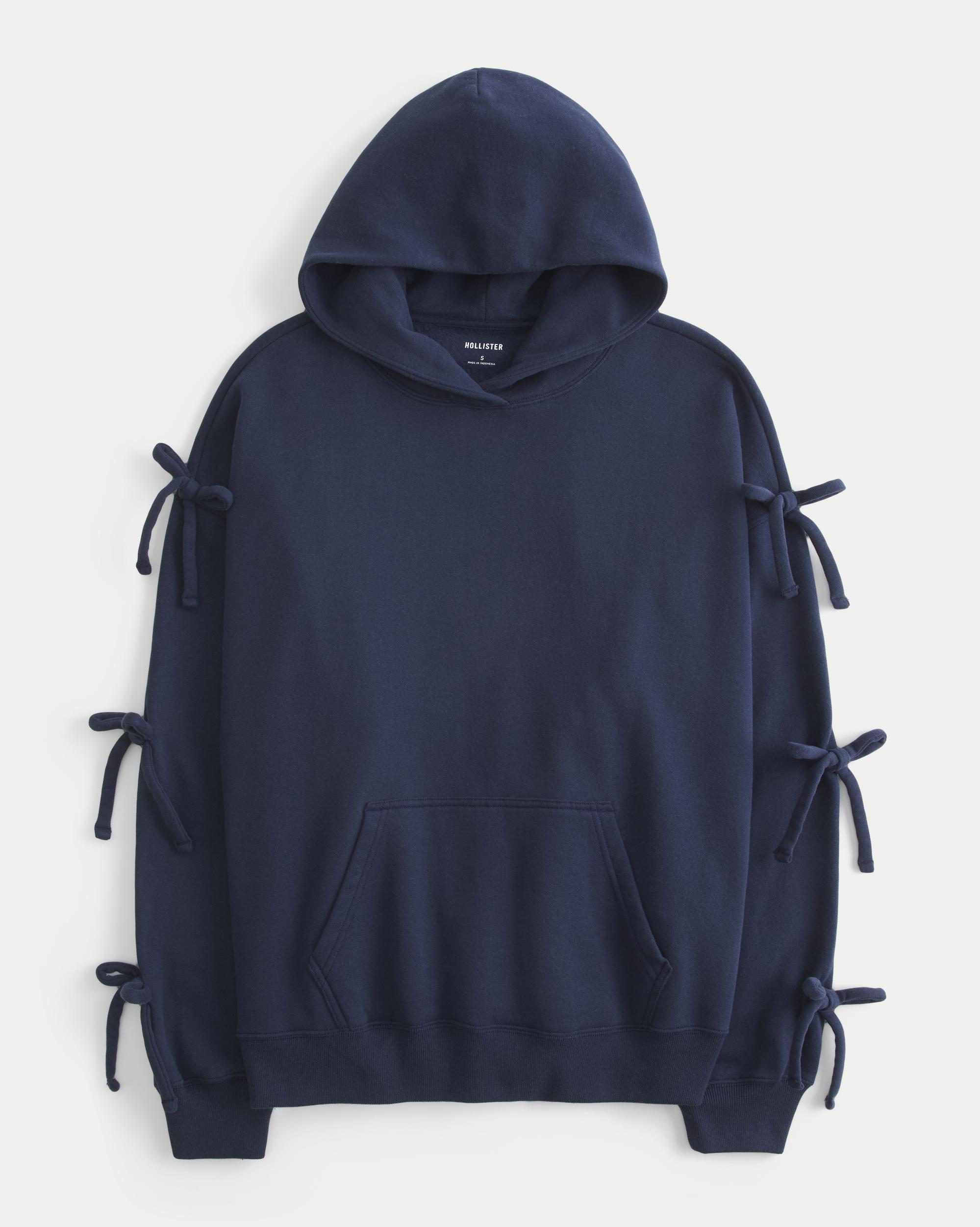 Oversized Bow Sleeve Hoodie Product Image