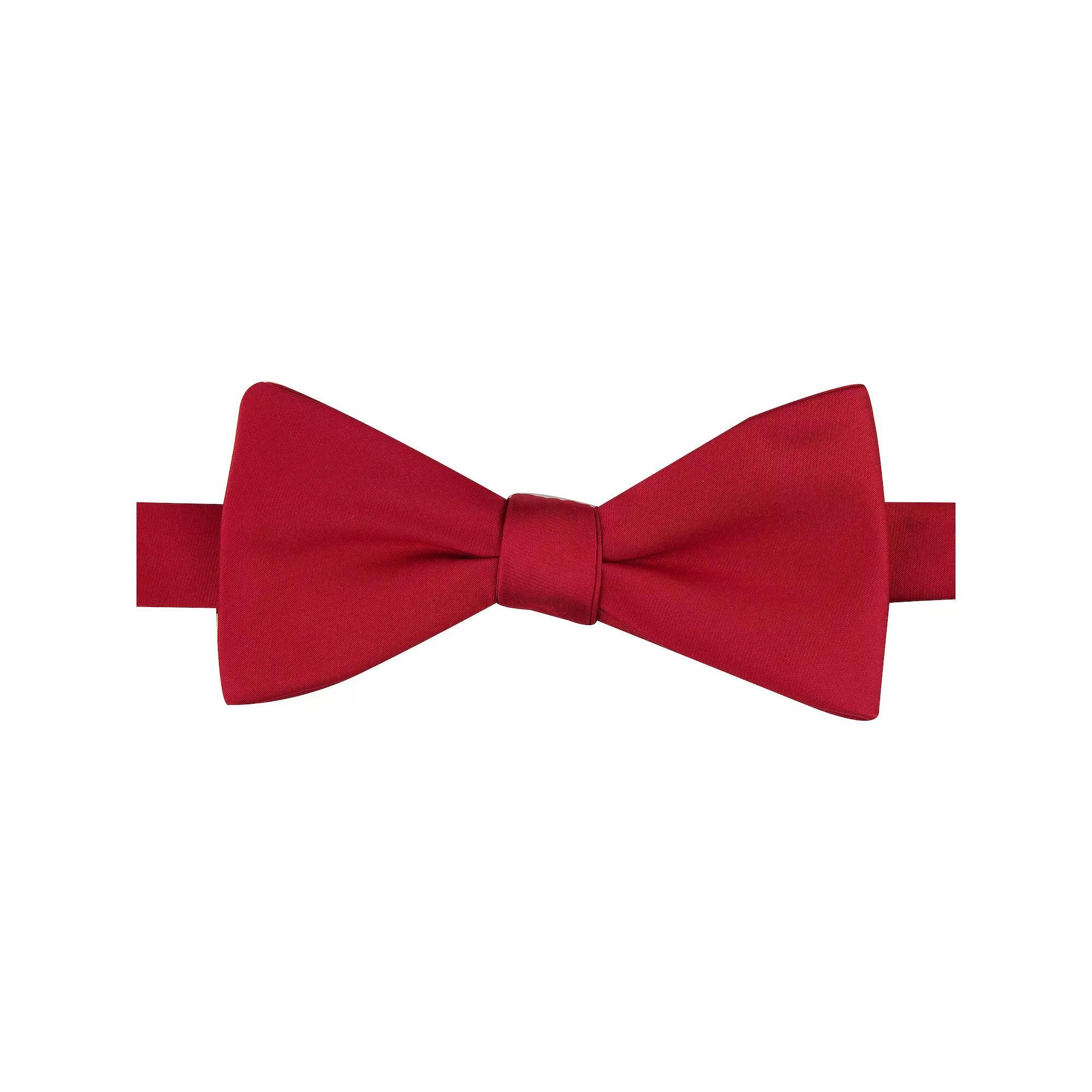Men's Bespoke Pre-Tied Sateen Bow Tie, Cadet Sateen Product Image