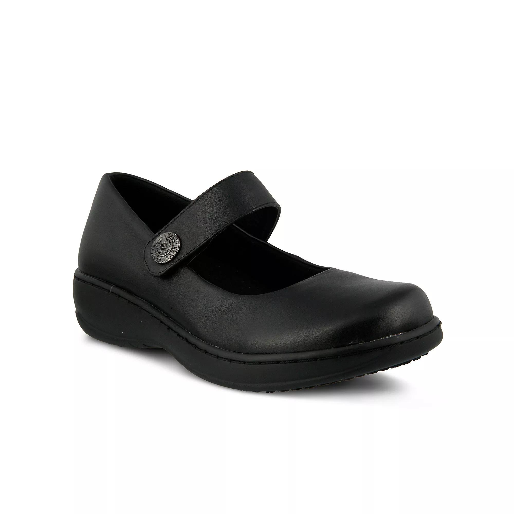 Spring Step Wisteria Women's Mary Jane Shoes, Size: 7 Wide, Black Product Image