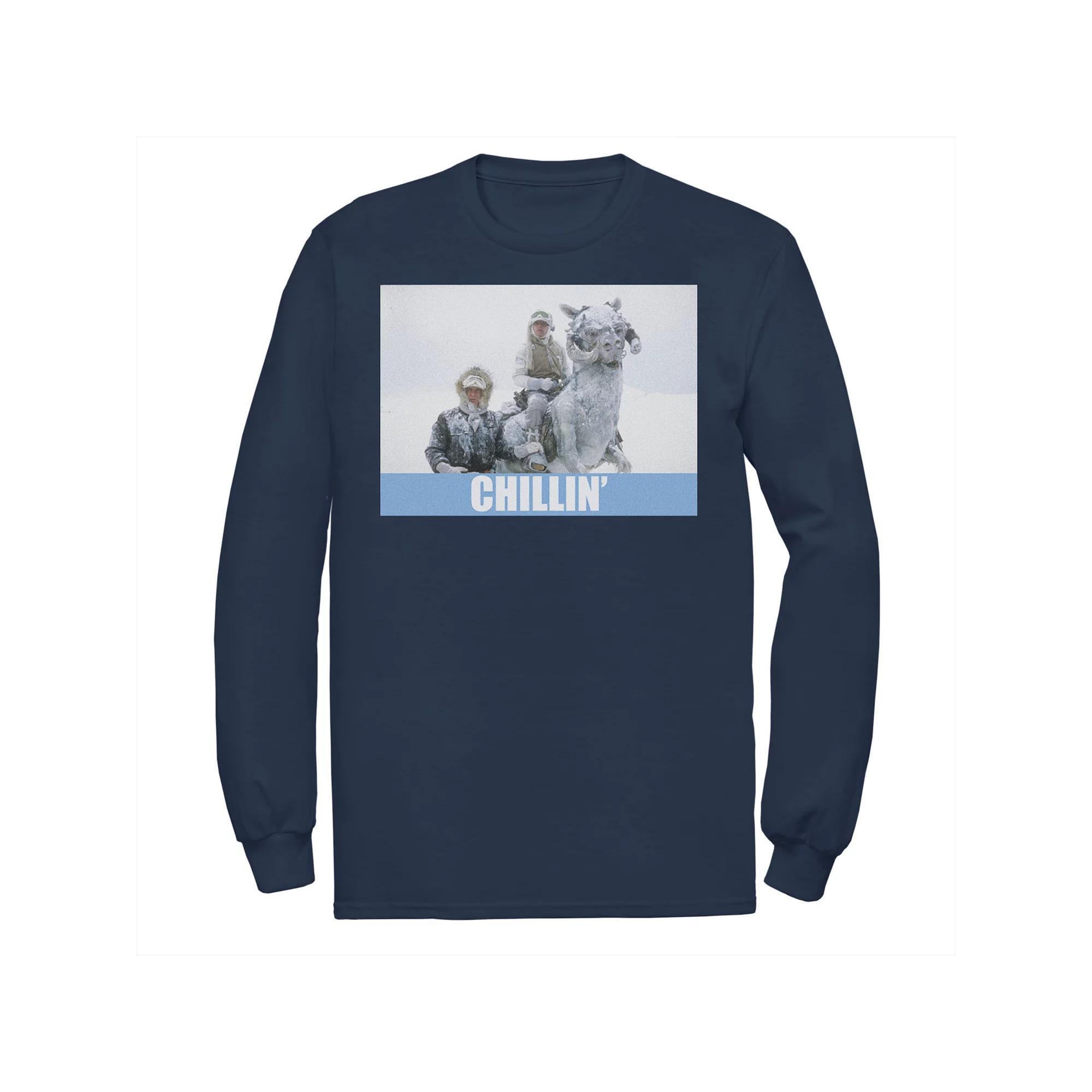 Men's Star Wars Chillin' Portrait Tee, Size: Large, Blue Product Image