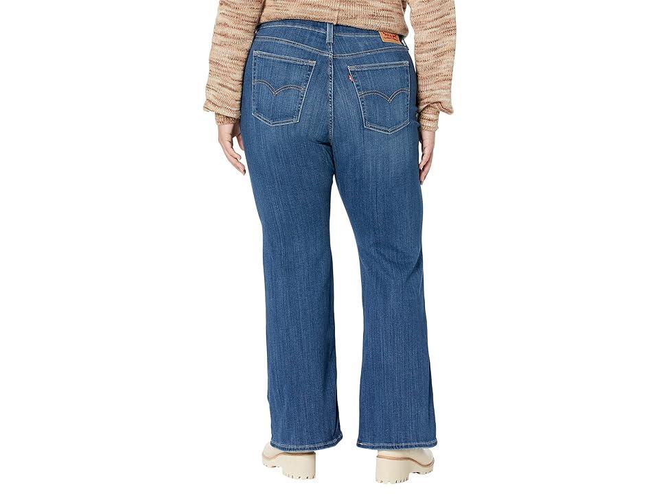 Levis Womens Plus Size 726 High-Rise Flare Jeans - Medium Indigo Worn In 24 Product Image