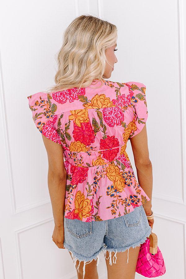 Radiant Beauty Floral Top Product Image