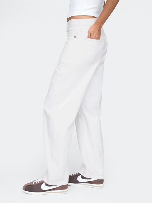 High Rise Barrel Carpenter Jeans Product Image