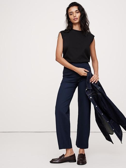 High-Rise Straight Everywhere Ponte Pant Product Image