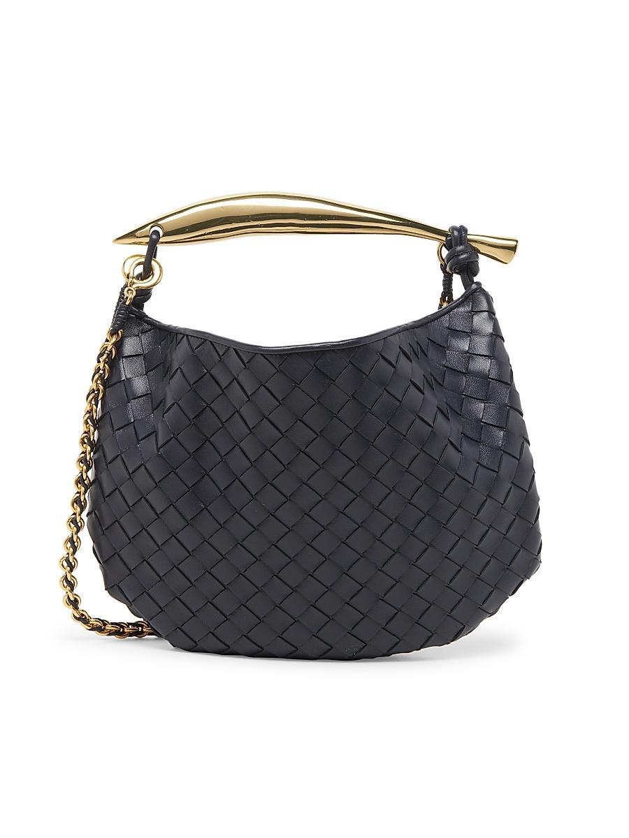 Womens Sardine Intrecciato Leather Top-Handle Bag Product Image