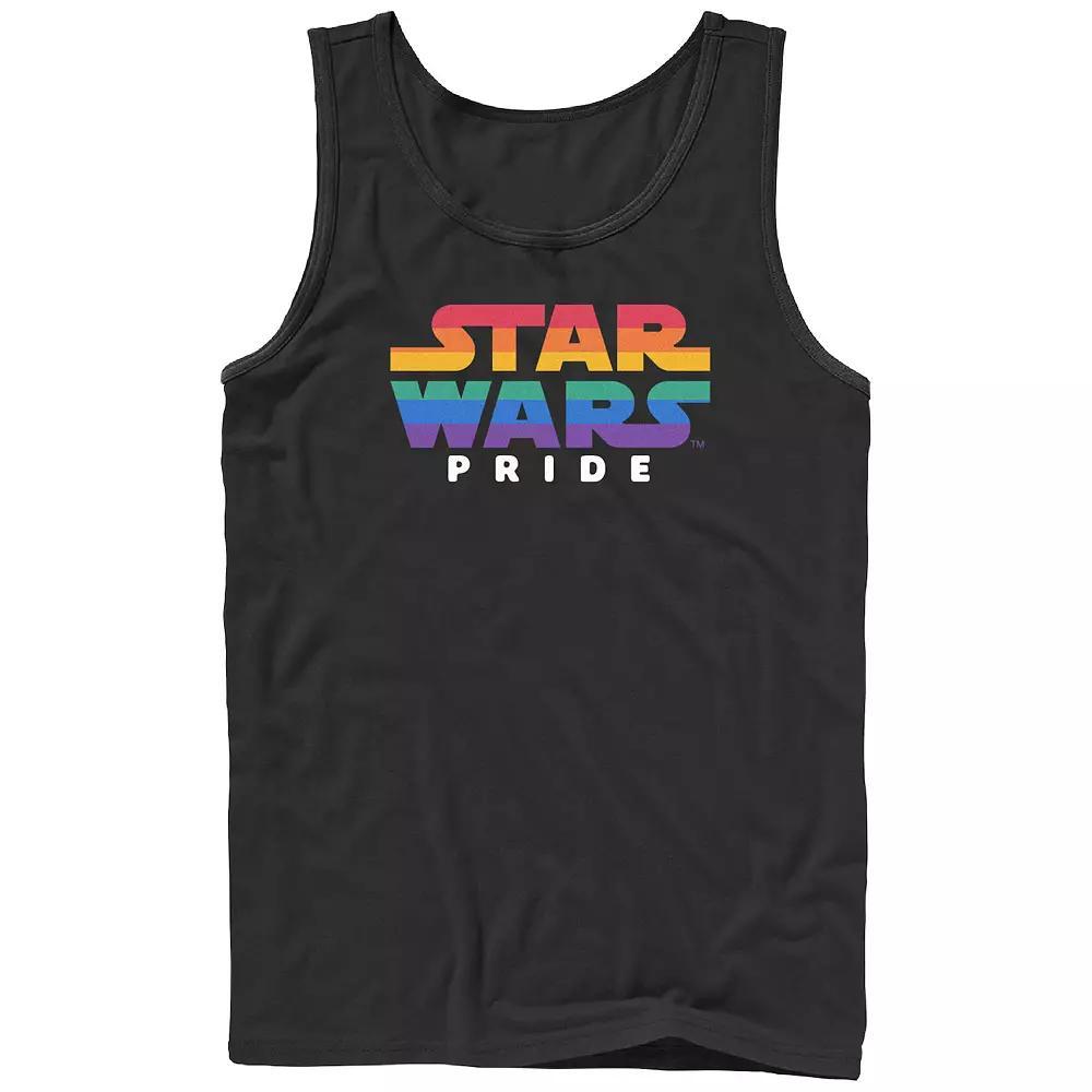 Men's Star Wars Pride Colors Graphic Tank, Size: XL, Black Product Image