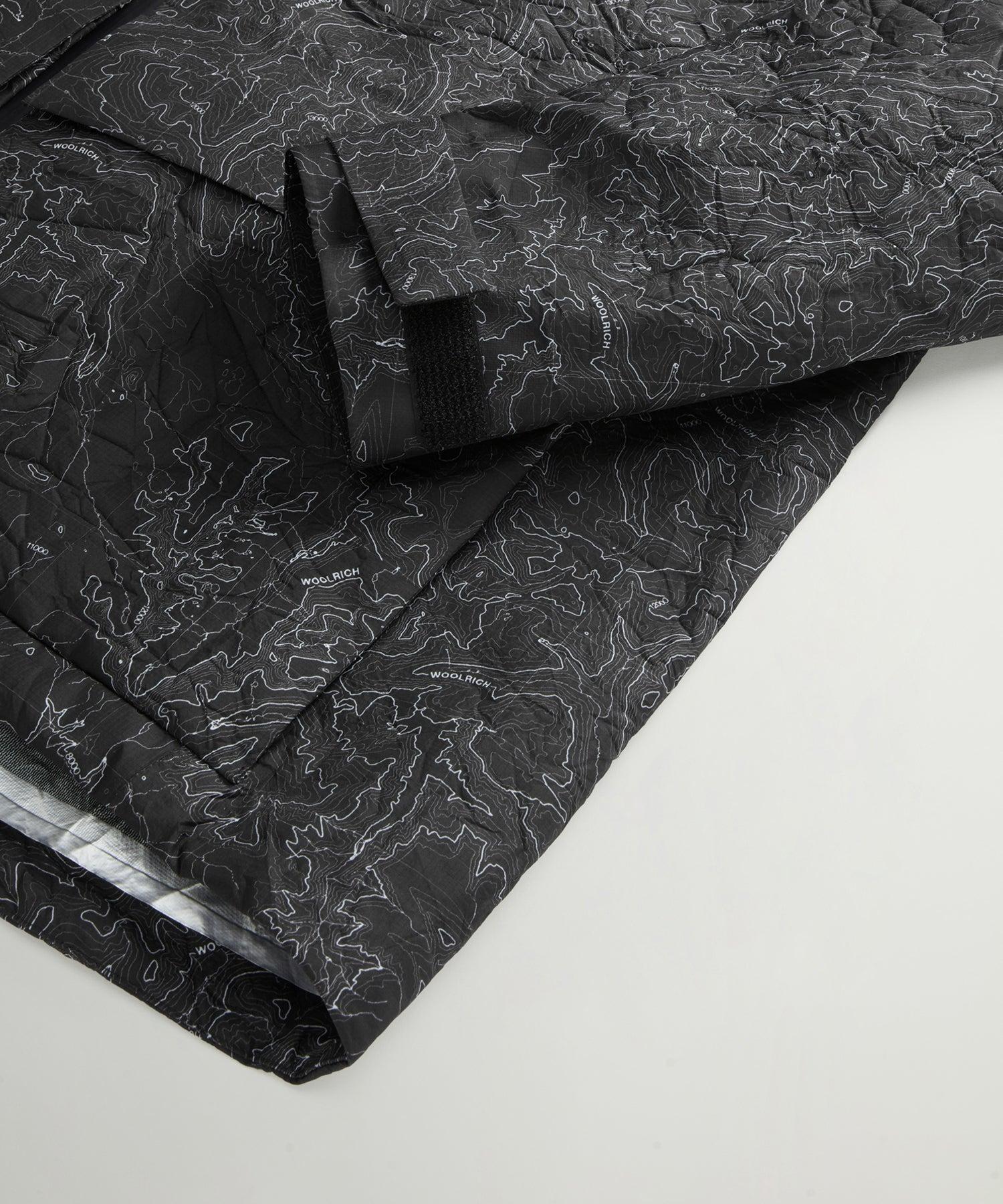 Todd Snyder x Woolrich 3-Layer Map Jacket in Black Product Image