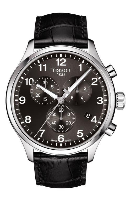 Tissot Chrono Xl Classic Two Tone Stainless Steel Navy Dial Bracelet Watch Product Image