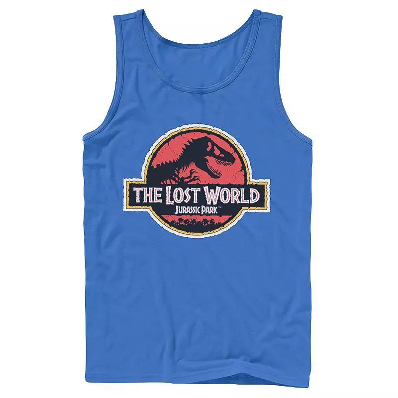 Men's Jurassic Park The Lost World Movie Logo Tank Top, Size: XL, Black Product Image
