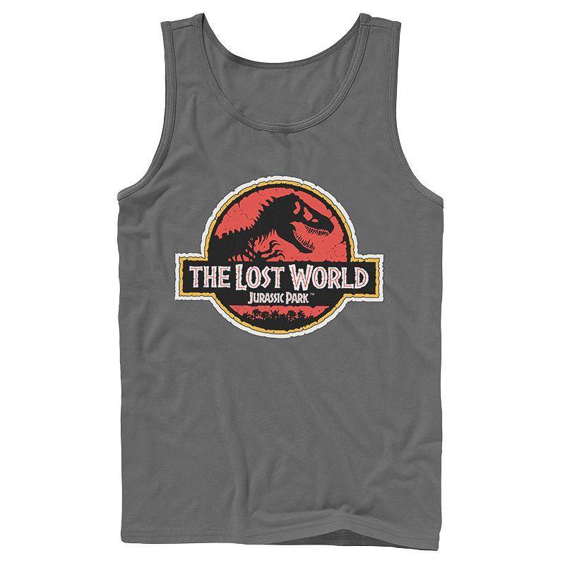Men's Jurassic Park The Lost World Movie Logo Tank Top, Size: XL, Black Product Image
