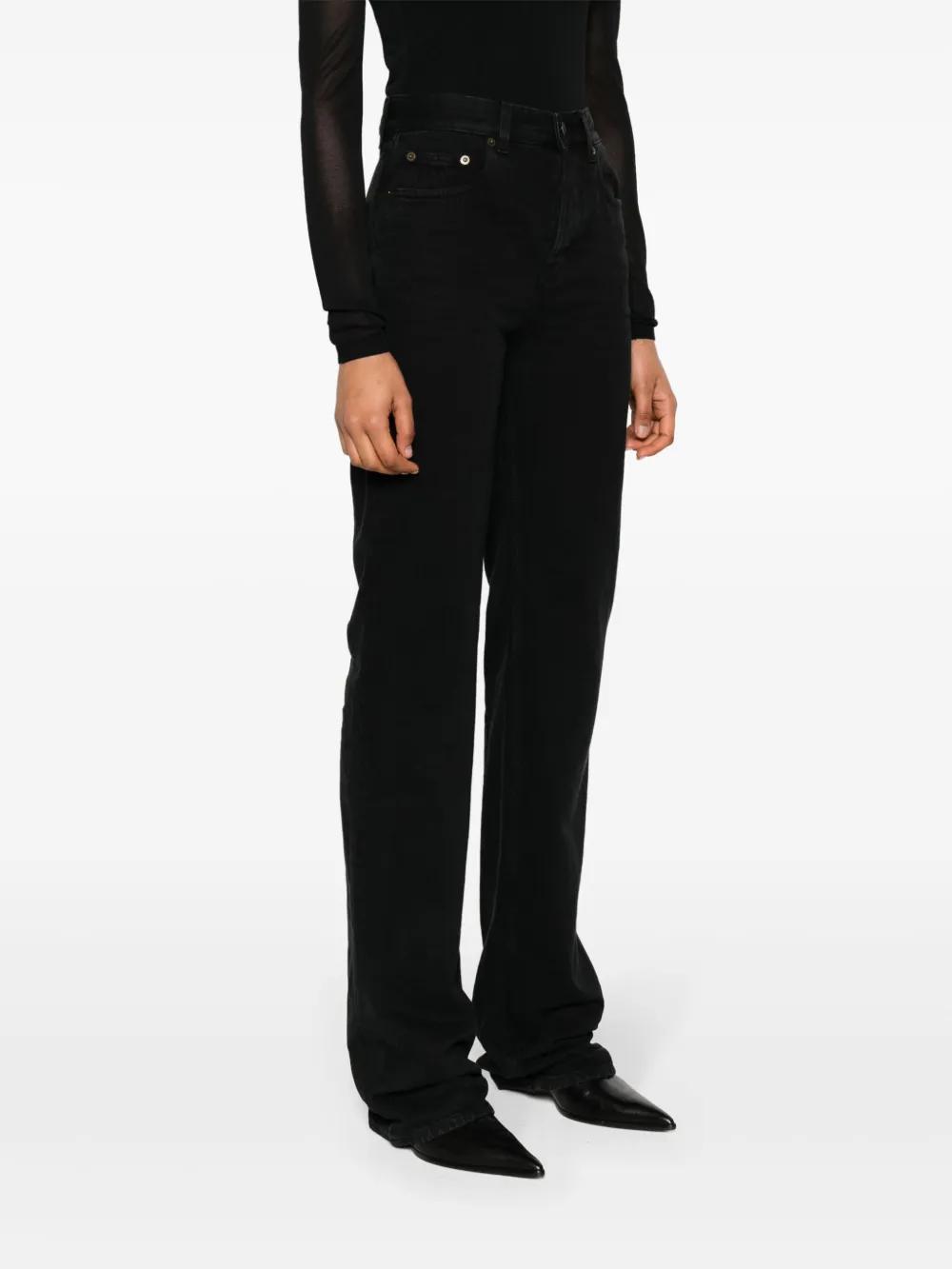 high-rise straight jeans Product Image