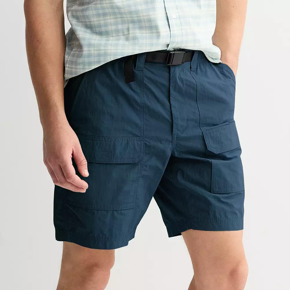 Men's Sonoma Goods For Life® 8.5-in. The Belted Outdoor Shorts, Size: 28 8.5 IN, Sargasso Product Image